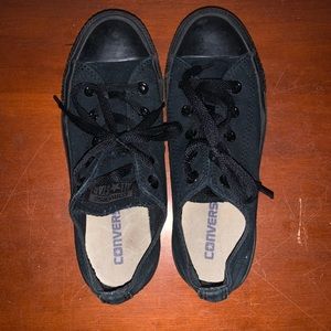 Black Low Top Converse